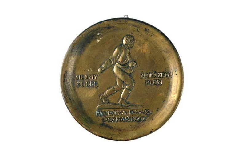 Medalion pamiątkowy z Powszechnej Wystawy Krajowej w Poznaniu, Poznań 1929, brąz