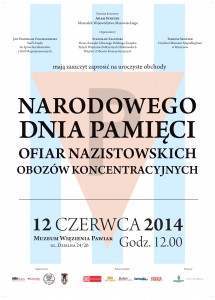 Plakat Narodowy Dzień Pamięci Ofiar Nazistowskich Obozów Koncentracyjnych