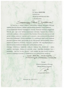 Jubileusz 25- lecia , Muzeum Ordynariatu Polowego