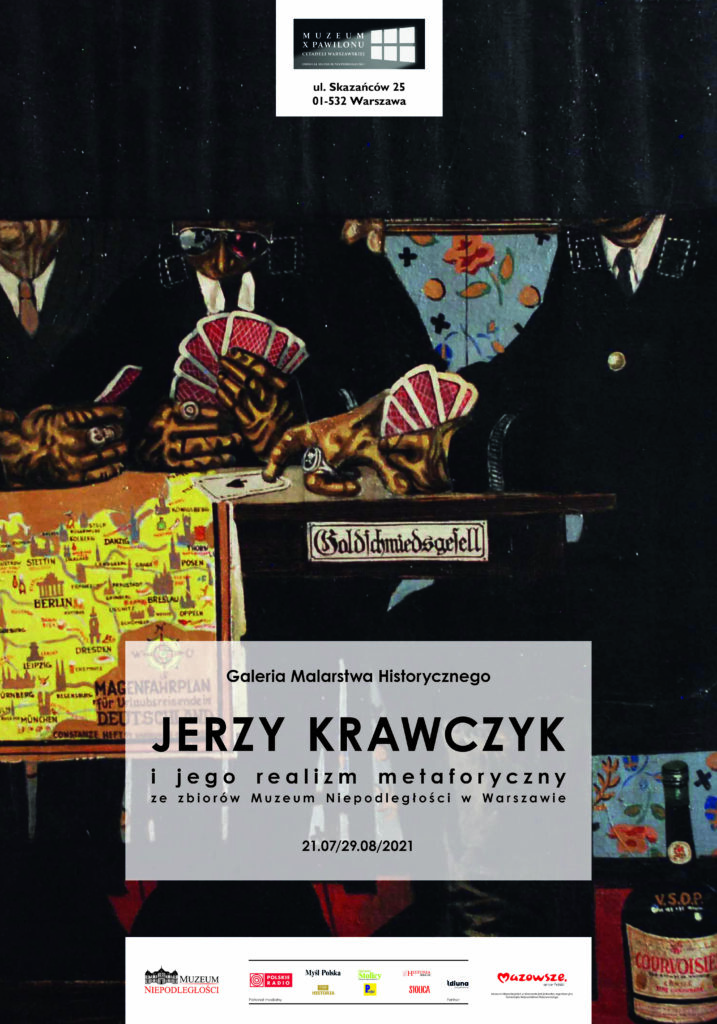 Galeria Malarstwa Historycznego - plakat wystawy - JERZY KRAWCZYK (...)